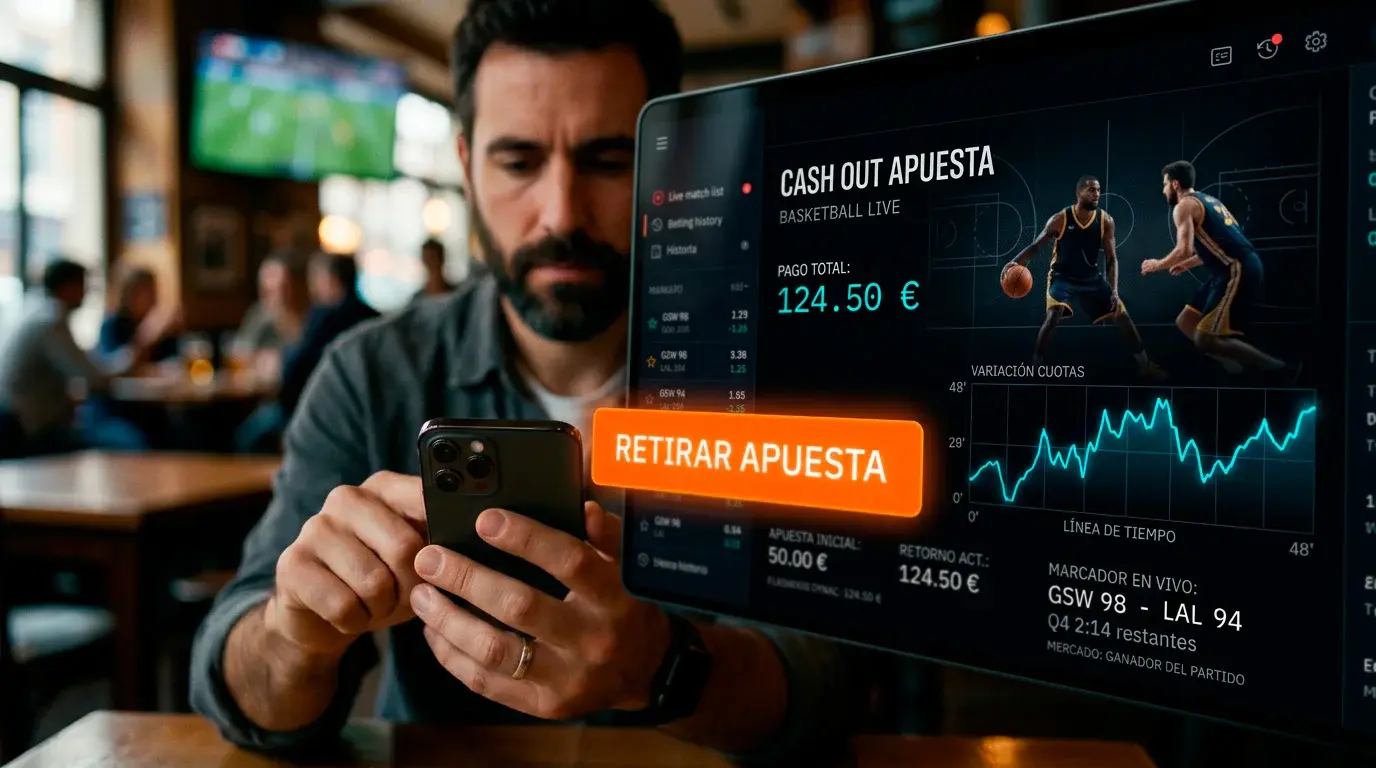 Cash Out en Apuestas NBA: Cuándo Cerrar y Cuándo Aguantar